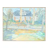 West Park Dr. by Kyle Highsmith, Oil on board, sold Mar 2026