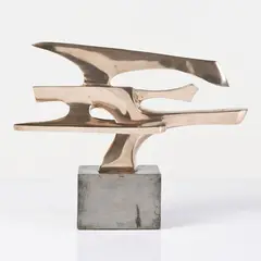Trident by Fred Brouard, 1972, Bronze poli, sold Dec 2014