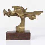 Petit vaisseau spatial by Fred Brouard, 1996, Bronze articulé, sold Dec 2014