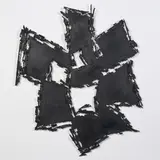 Ombres II by Pierre Sabatier, vers 1960, Acier découpe déchiquetée, traité noir, sold Oct 2014