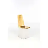 Modèle Kaos by Patrick Schols, Bois, plâtre, résine dorée à la feuille, sold Nov 2018