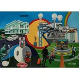 Congo Kitoko by Chéri Cherin, 2015, Huile sur toile, sold Nov 2018
