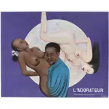 L'Adorateur by Chéri Samba, 1992, Acrylique sur toile, sold Nov 2018
