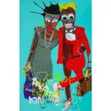 Pepita, Pepito by Dolet Malalu, Technique mixte sur toile, sold Nov 2018
