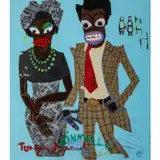 Sapeurs en cocktail by Dolet Malalu, 2018, Technique mixte sur toile, sold Nov 2018