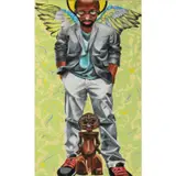 Fertility gods by Paul Ndema, 2015, Huile sur toile, sold Nov 2018