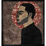 Hope series by Ephrem Solomon, 2018, Gravure sur bois, papier journal collé et peinture, sold Nov 2018