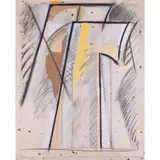 Boreales, Papier Collé #7 by Gérard Titus-Carmel, 1986, Technique mixte et collages sur papier marouflé sur toile, sold Dec 2018