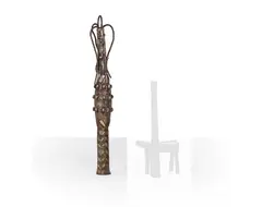 Reine Mère by Siriki Ki, Bronze à patine rose et or, sold May 2019