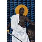 David et Goliath by Marc Padeu, 2019, Huile sur toile, sold May 2019