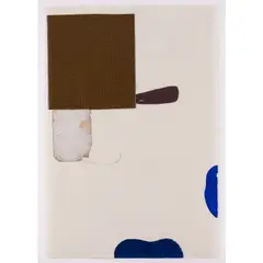 Shadow 16 by James Brown, 1990, Huile et collage sur papier japon, sold May 2019