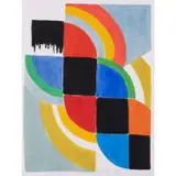 Tresse - circa 1975 by Sonia Delaunay, Eau-forte et aquatinte en couleurs sur Arches, sold Jun 2019