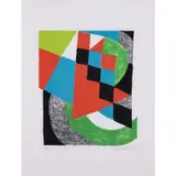 Venise - 1968 by Sonia Delaunay, Lithographie en couleurs sur Arches filigrané,, sold Jun 2019