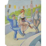 Danse by Henri Gabriel Ibels, Gouache sur papier, sold Jul 2019