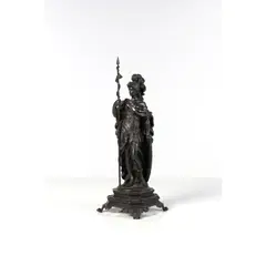 Athéna by Mathurin Moreau, Bronze patiné, sold Jul 2019