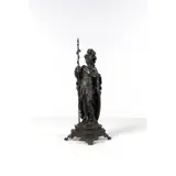 Athéna by Mathurin Moreau, Bronze patiné, sold Jul 2019