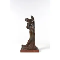 Danseuse by Antoinette Vallgren, vers 1880, Bronze patiné, sold Jul 2019