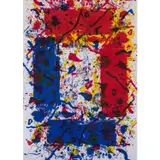 SF-267 - 1982 by Sam Francis, Lithographie en couleurs sur papier BFK Rive, toutes marges, pleine page, sold Dec 2019