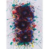 SF-263 - 1981 by Sam Francis, Lithographie en couleurs sur papier BFK Rives, toutes marges, pleine page, sold Dec 2019