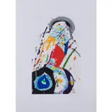 SFE-081 - 1991 by Sam Francis, Aquatinte en couleurs sur papier vélin, toutes marges, sold Dec 2019