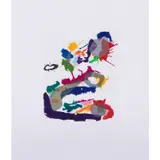 SFE-117 - 1995 by Sam Francis, Aquatinte en couleurs sur papier vélin, toutes marges, sold Dec 2019