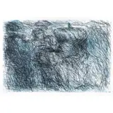 Musicians IV by David Koloane, 2012, Gravure à la pointe sèche, sold Nov 2019