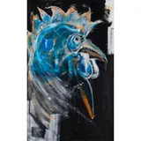 Pouvoir trouble by Binelde Hyrcan, 2015, Huile sur toile, sold Nov 2019