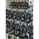 Factory Machines by Fathi Afifi, 2018, Huile sur toile, sold Nov 2019
