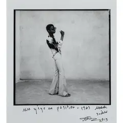 Un yéyé en position by Malick Sidibé, 1963, Photographie argentique, sold Nov 2019