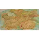 Coeur de printemps, avril 1961 by Jean Messagier, Huile sur toile, sold Dec 2019