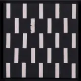 Mords-les by François Morellet, 1971, Huile et bâton de gomme à mâcher sur toile, sold Dec 2019