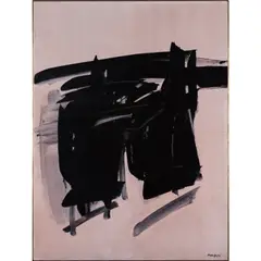 Sans titre, Août 1973 by André Marfaing, Acrylique sur toile, sold Dec 2019
