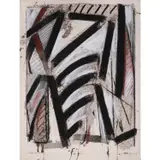 Extraits de l'hiver X by Gérard Titus-Carmel, 1990, Acrylique, fusain et sanguine sur papier, sold Dec 2019