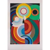 Automne - circa 1965 by Sonia Delaunay, Lithographie en couleurs sur papier vélin, toutes marges, sold Dec 2019