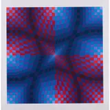 Paul Arny, issue du portefeuille Vi-Va - 1978 by Victor Vasarely, Sérigraphie en couleurs sur papier fort,, sold Dec 2019