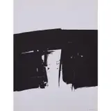 Composition - circa 1972 by André Marfaing, Sérigraphie en noir, signée et numérotée 79/100, sold Dec 2019