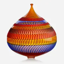 Rare Piccadilly Vessel by Lino Tagliapietra, Italy, sold May 2017