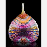 Massive Glass Vessel by Stephen Rolfe Powell, sold May 2017