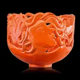 Large Glass Bowl by Charlie Miner, sold May 2017