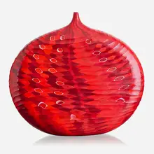 Glass Vase by Massimo Micheluzzi, Italy, sold May 2017