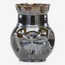 Vase With Folded Rim by George E. Ohr, sold May 2017