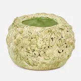 Favrile Pottery Cabinet Vase by Tiffany Studios, sold May 2017