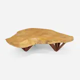 Coffee table by Hugo França and Paulo Alves, c. 2016, pequi, sold Mar 2023