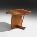 Minguren occasional table by George Nakashima, c. 1978, American black walnut, sold Mar 2023