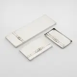 Tabletop accessories by Maria Pergay, c. 1958, silver-plated brass, sold Mar 2023