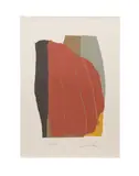 Odon I" - circa 1981 by Larry Zox, screenprint on paper, sold Jun 2025