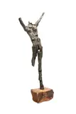 Untitled - Running Female - 2001 by Louis Stephen Longi, bronze, sold Jun 2025