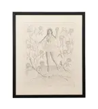 Reine Soleil" - 1982 by Rigaud Benoit, lithograph on paper, sold Jun 2025