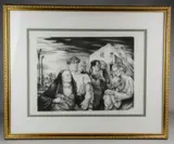 Untitled by G. Ralph Smith, lithograph "Composition 1945", sold Feb 2020
