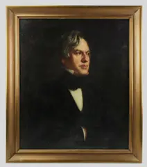 portrait of William Winston Seaton by George Peter Alexander Healy, oil on canvas, sold Nov 2023